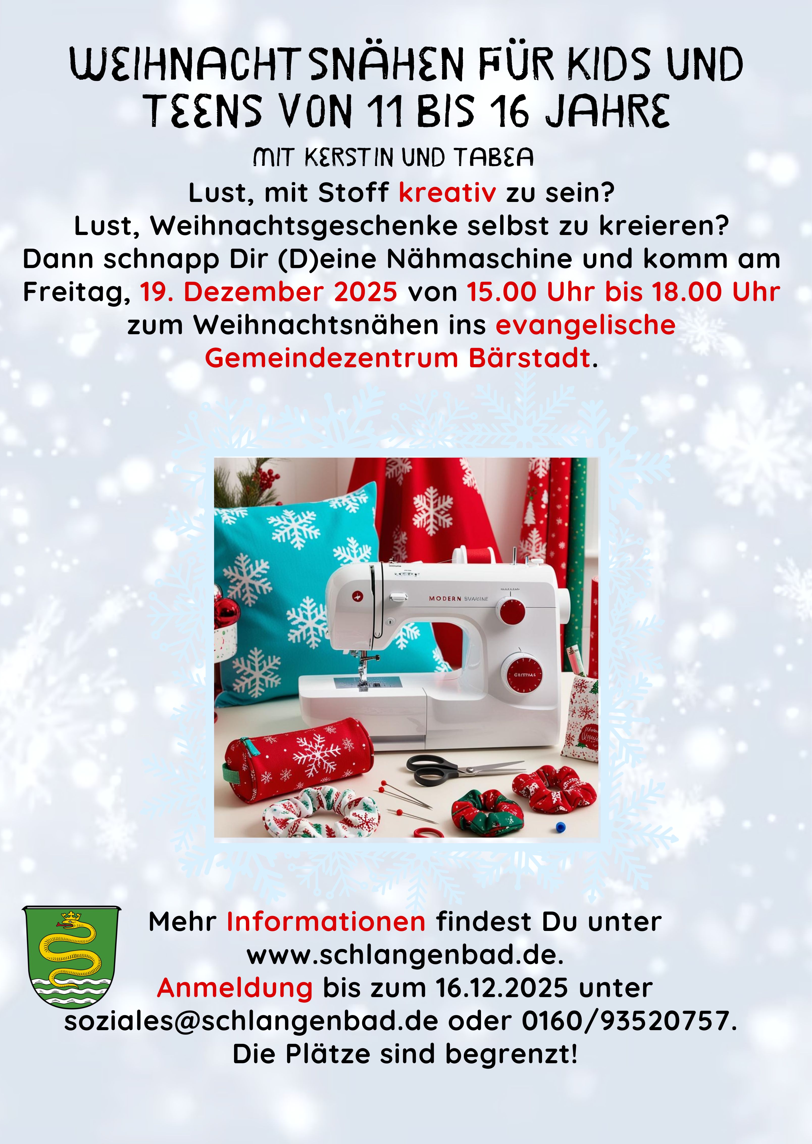 Weihnachtsn&auml;hen 2025